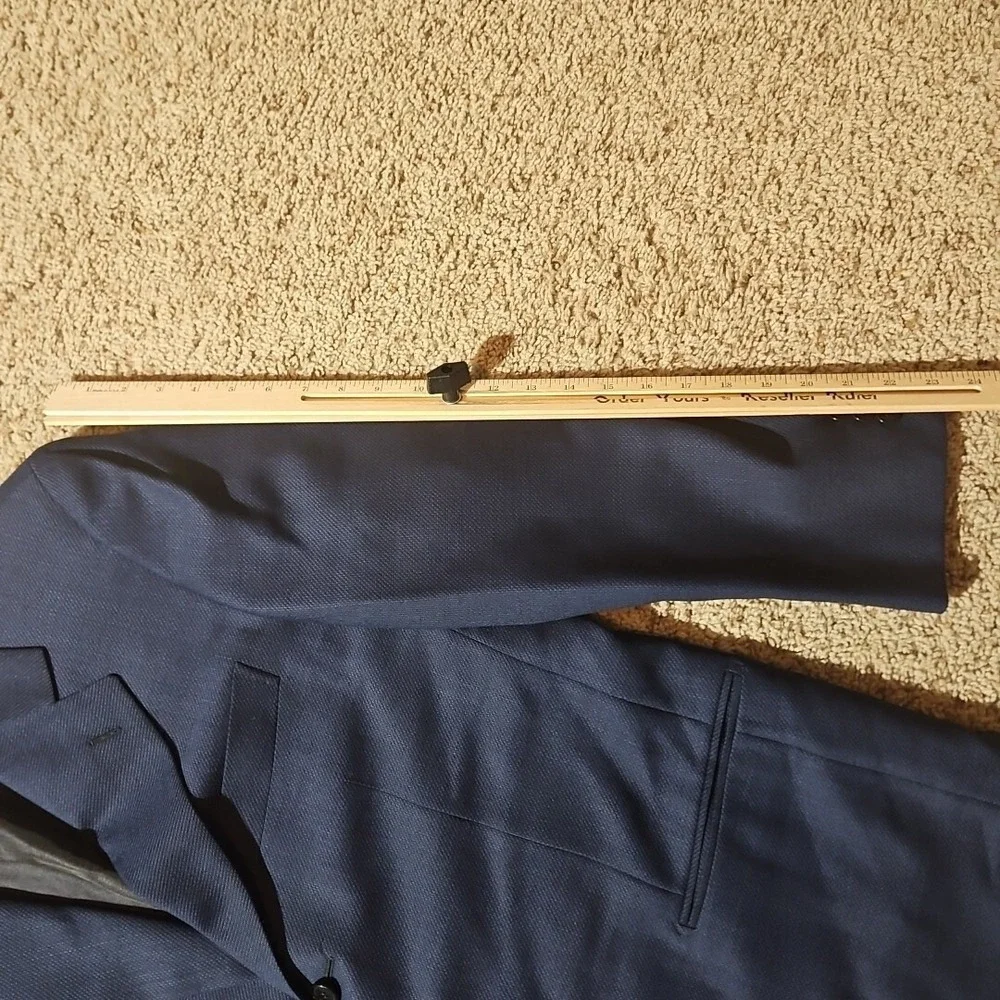 Pal Zileri Blazer Blue Wool Jacket 52EU (42US) Italy‎ EUC Drop 8